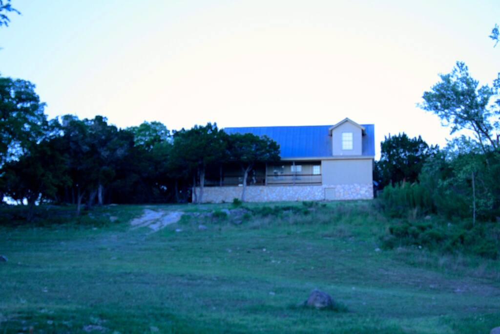 View of one house from cove