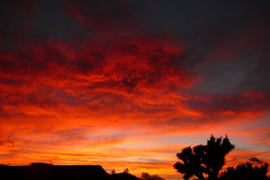 Stunning Sunset from backyard
