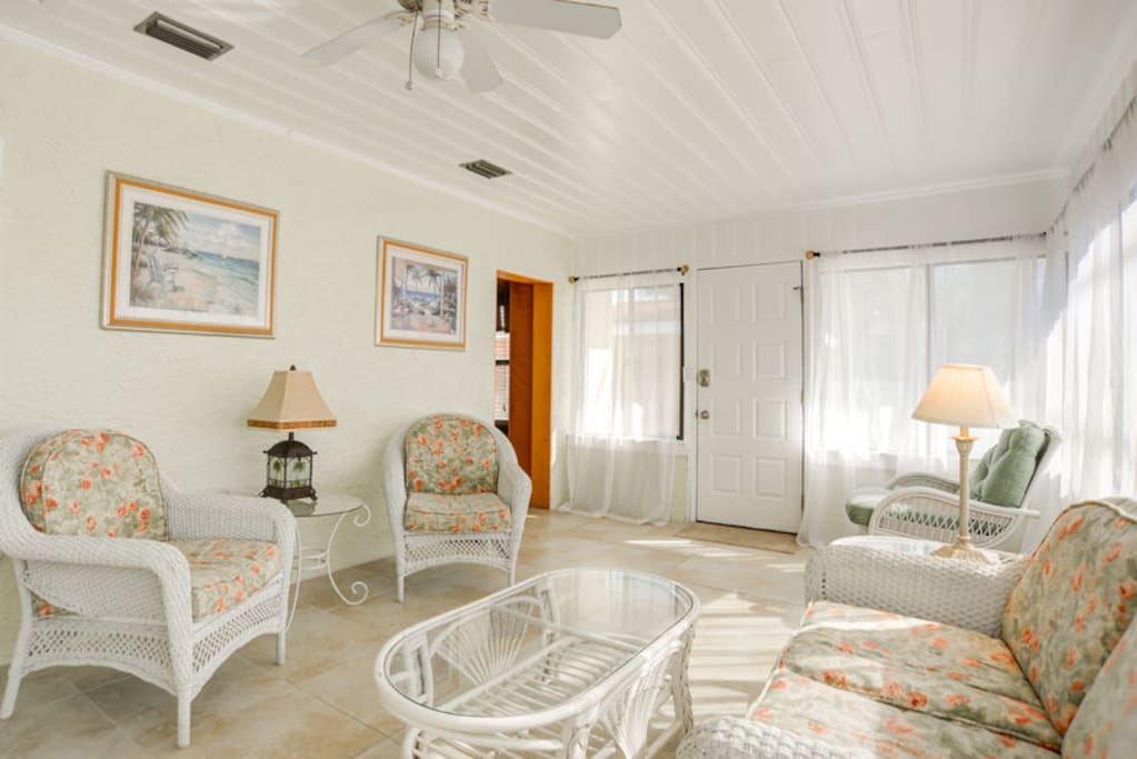 Bright Sun Room with TONS of Natural Light