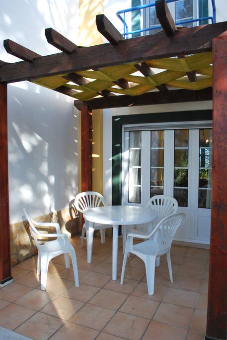 Outside dining