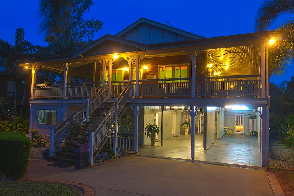 Driftwood BnB Night Photo