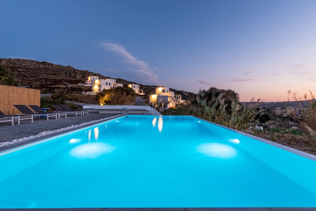 Electra Village by Night.