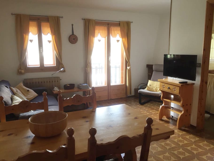 living room with sofa bed 2 size
