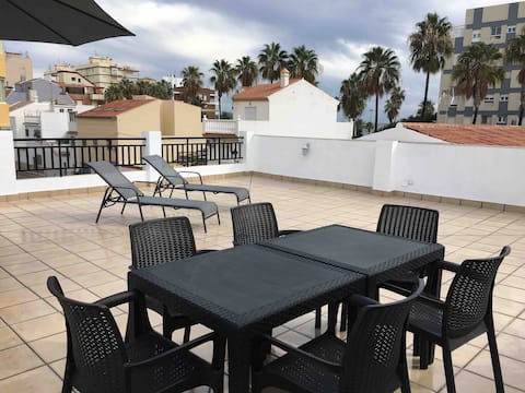 Casa Centro Torre del Mar, Gran Terraza-Barbacoa