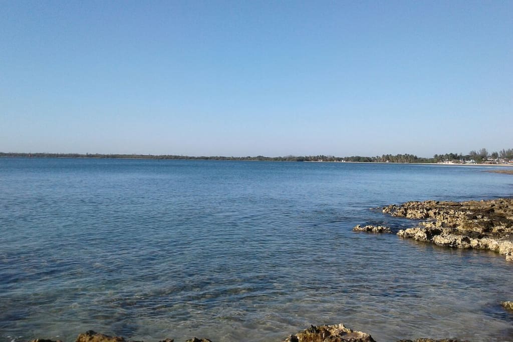 Vista de la Playa cerca de la casa Dr. Nocedo