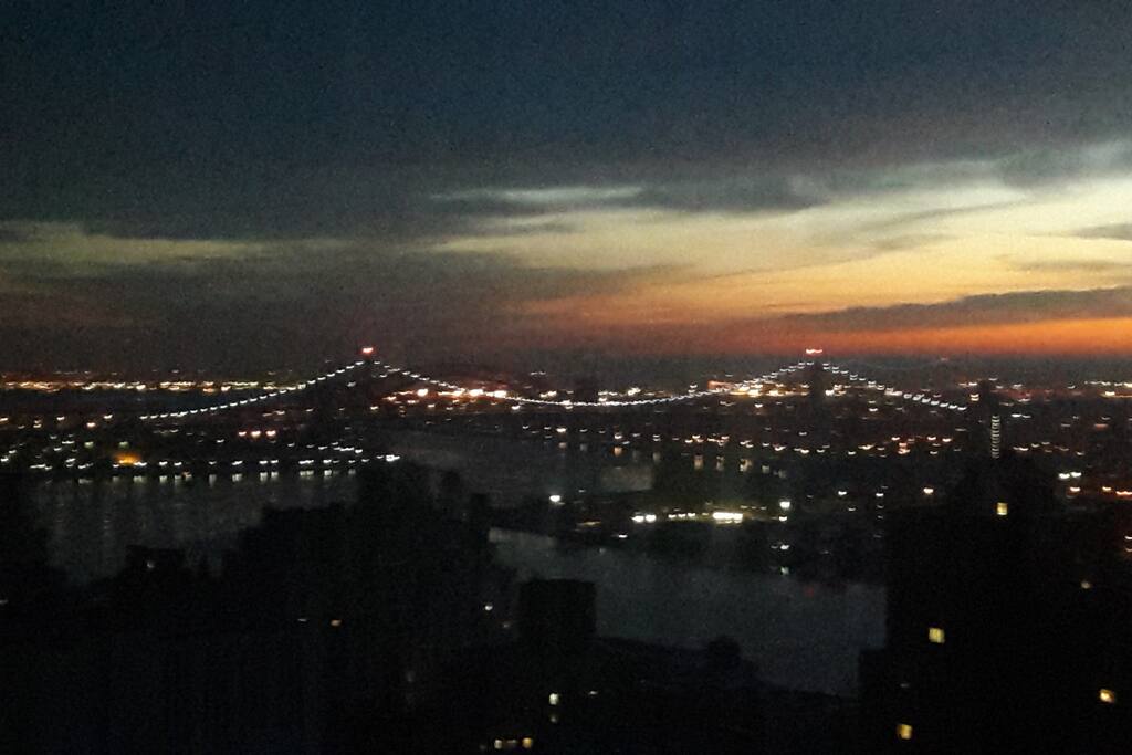 sunset from your room