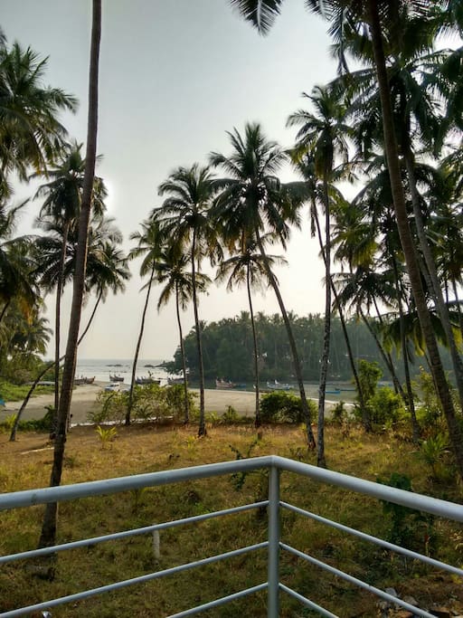 View of sea from the balcony