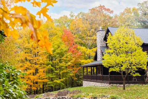 Private 13-Acre Cabin | Hot Tub | Sleeps 16 |