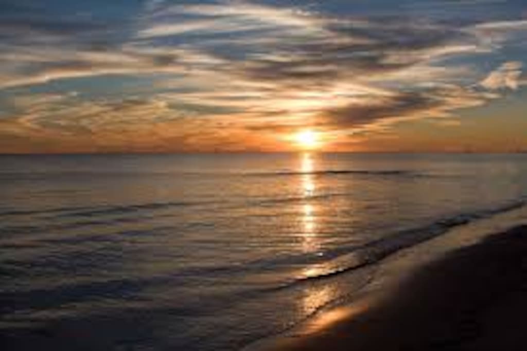 A Beautiful Beach Sunset