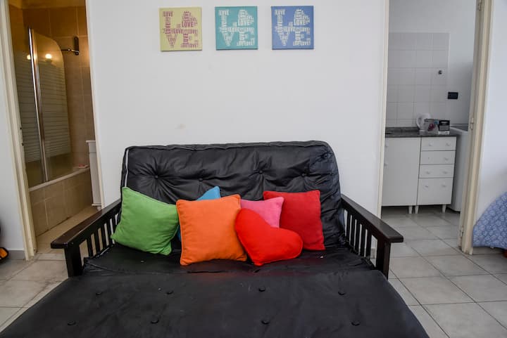 Квартира с 1 спальней в La Boca, с балконом