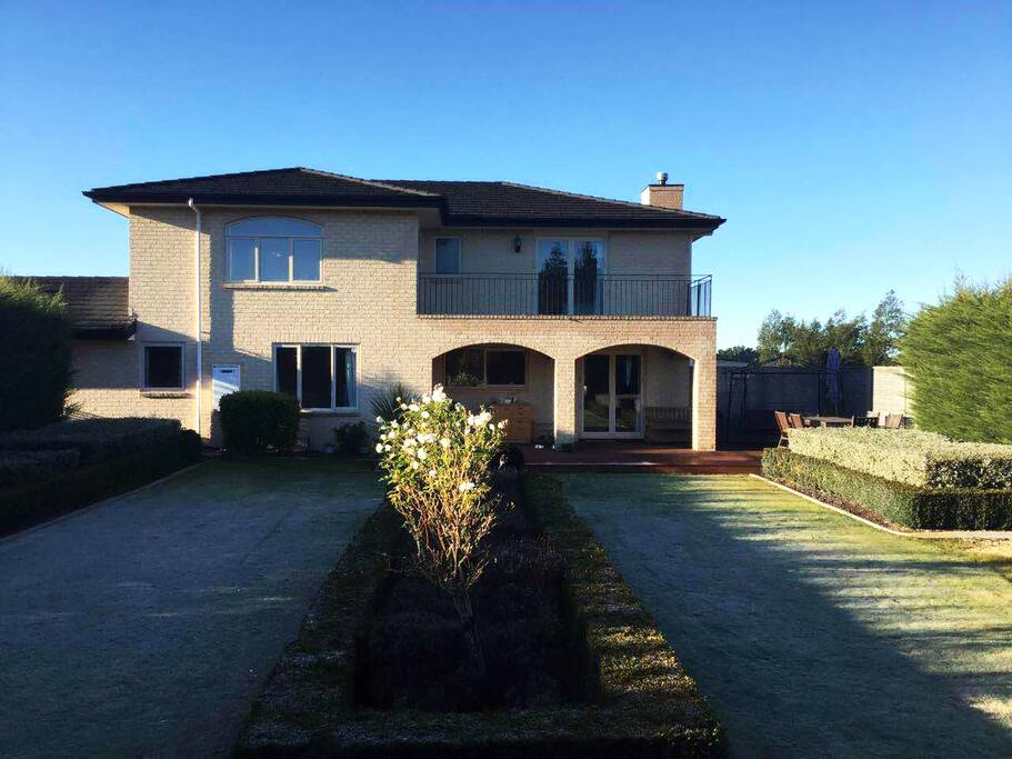 Side view of house from the main garden