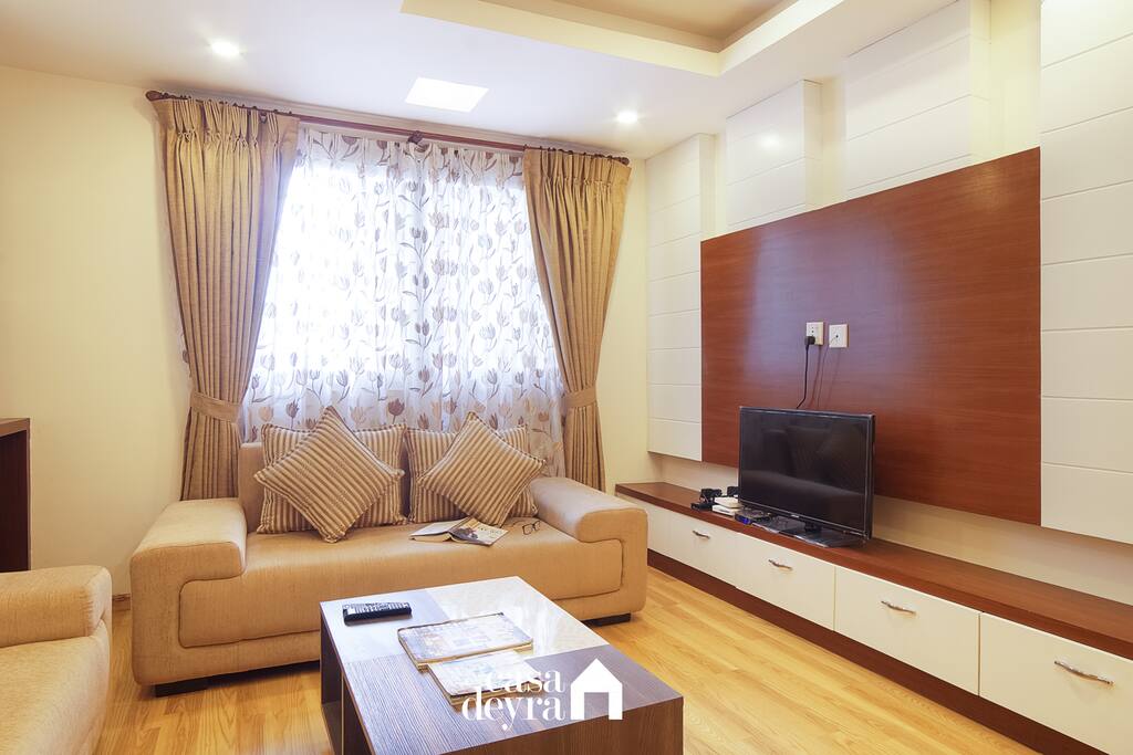Living room as viewed from the entrance.