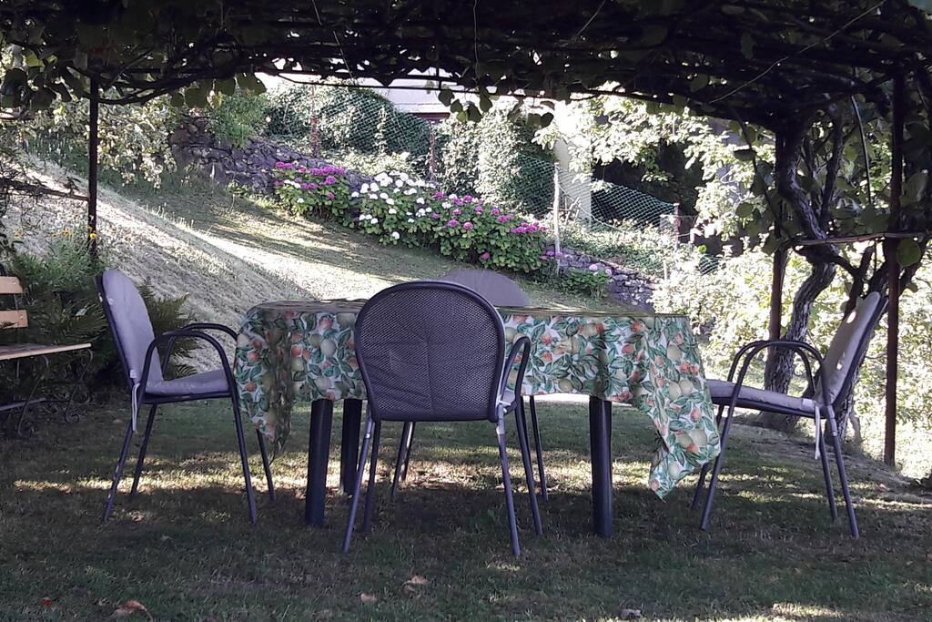 pranzare al fresco e in giardino