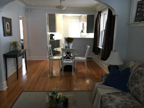 Calmness & character, with hot tub & close to dwtn