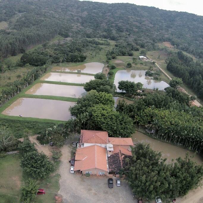Vista aérea da
propriedade!