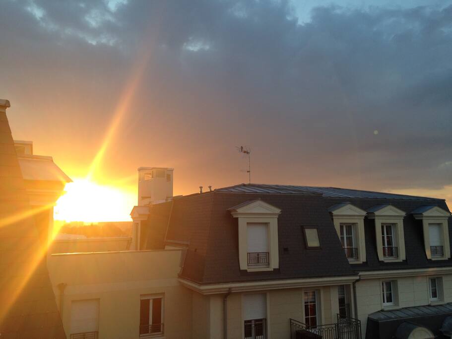 Coucher de soleil tous les soirs !