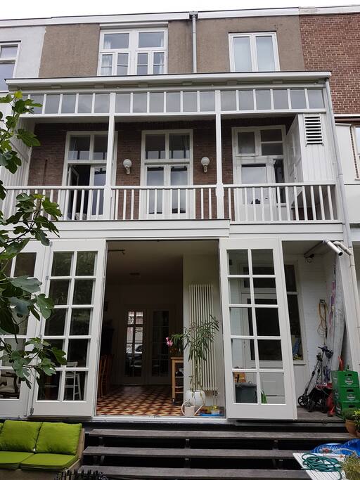Backside of the house