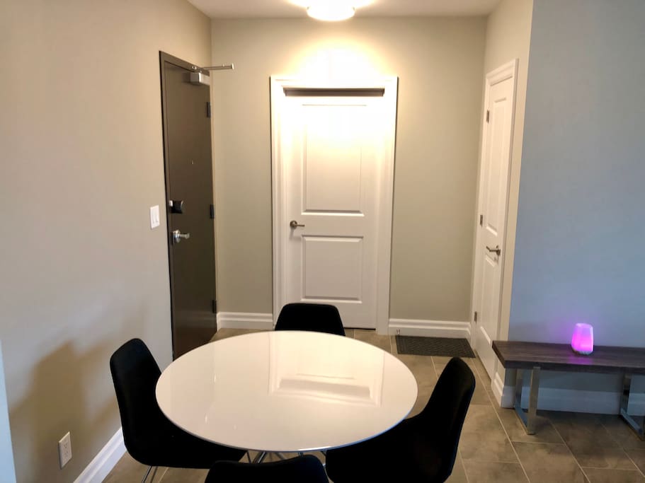 Dining / sitting area for four.