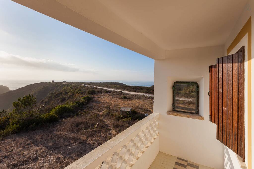 View from the 1st floor balcony.
