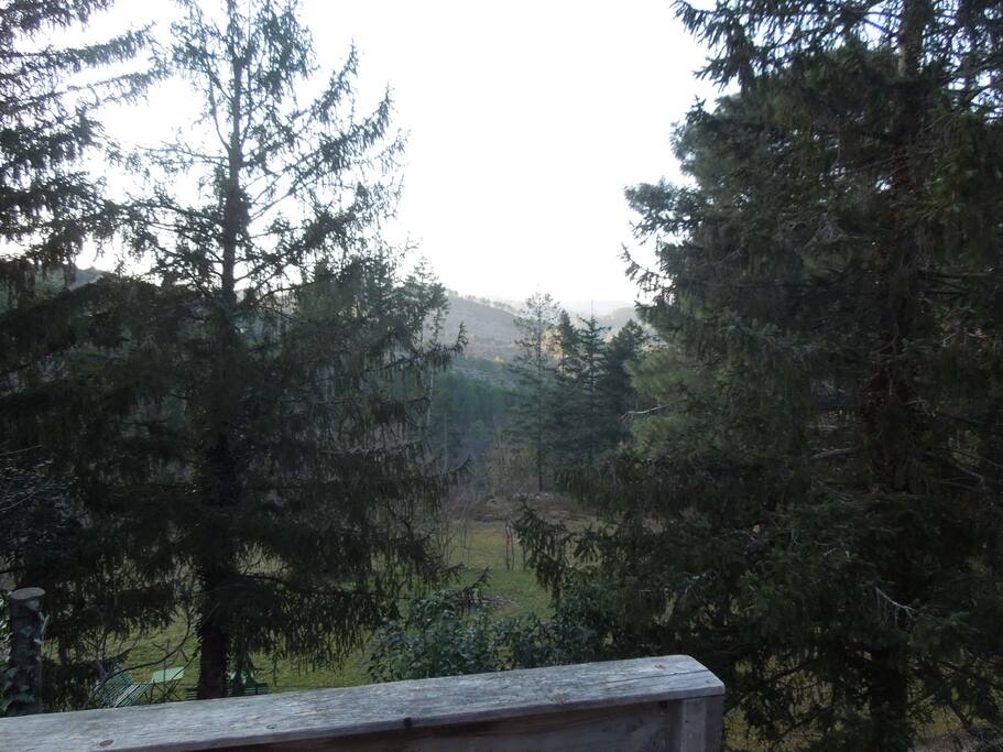 Vue depuis la terrasse