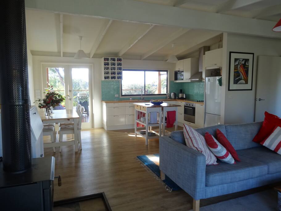 Open plan living area