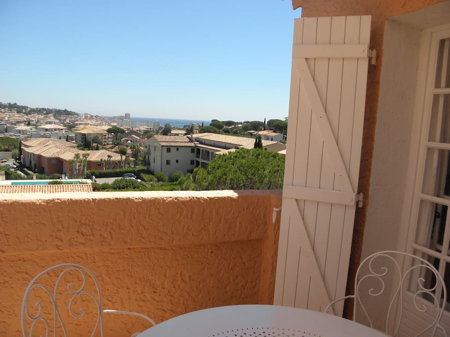 La vue lors du petit déjeuner