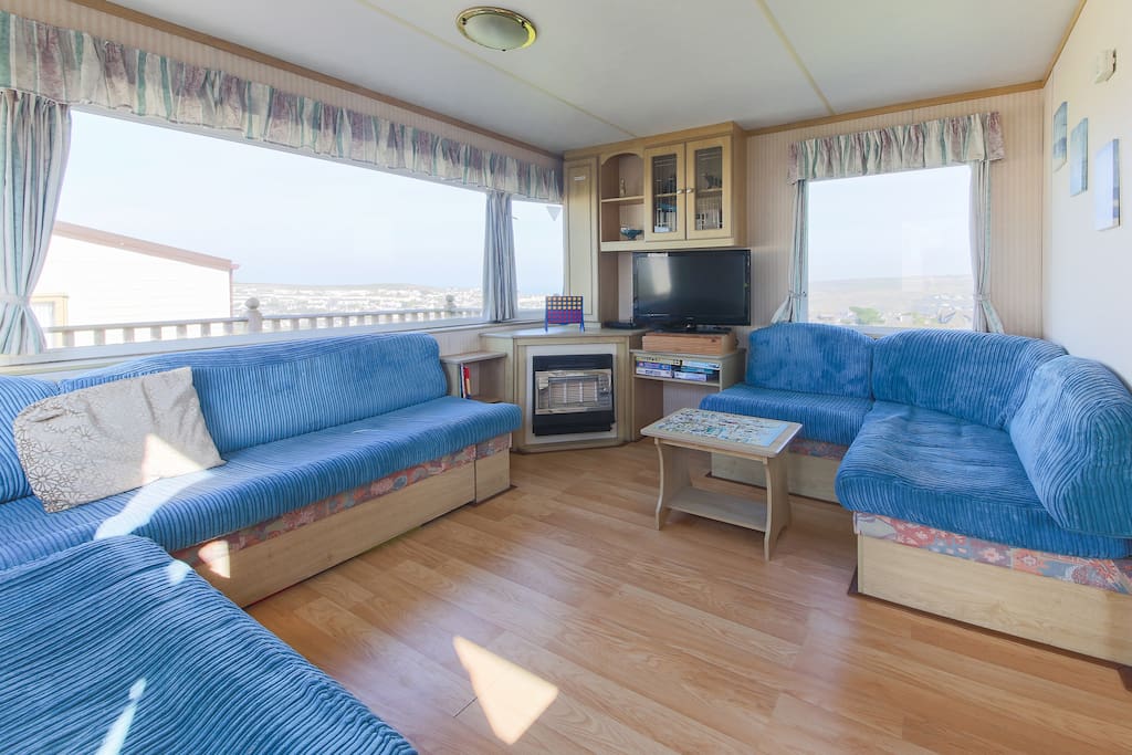 Plenty of room, as well as extra sleeping space.