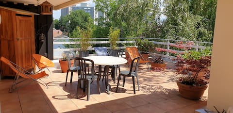 Spacious apartment and large terrace