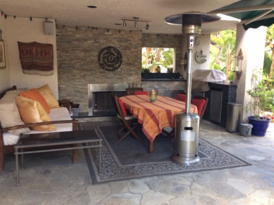 Outdoor Fireplace Area