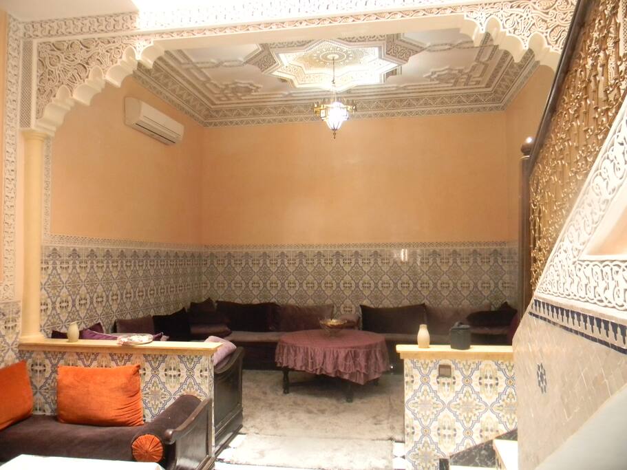 Le salon typiquement marocain