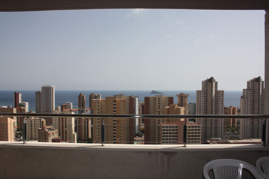 Vistas de la terraza del apartamento