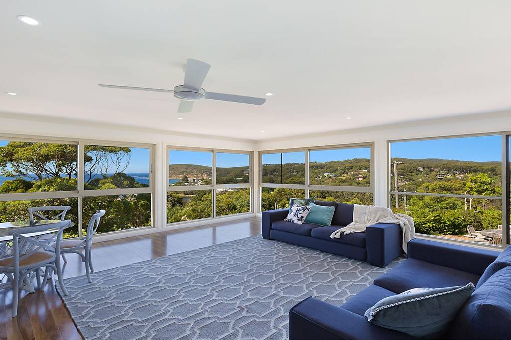 Downstairs lounge room