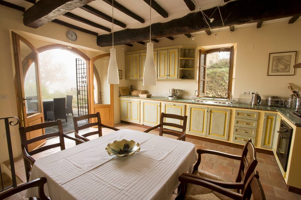 Kitchen in the main house