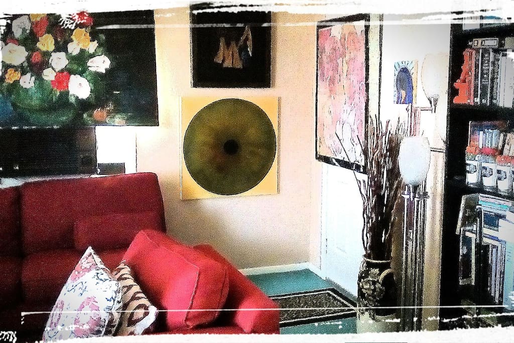 Art gallery living room