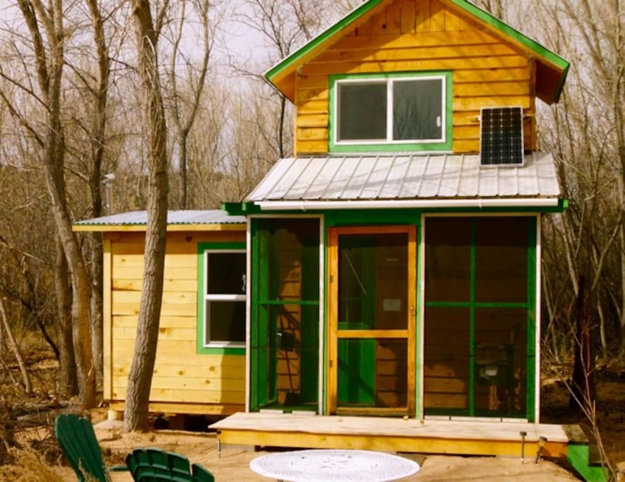 The Ojo Cabin near Ojo Caliente Spa Cabins for Rent in Espanola, New Mexico, United States