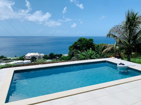 Villa pool exceptional sea and mountain views