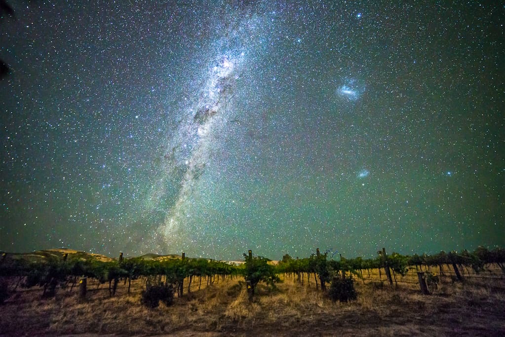 Photo taken from Sellicks Chills Vineyard. Our skies at night are something to behold.