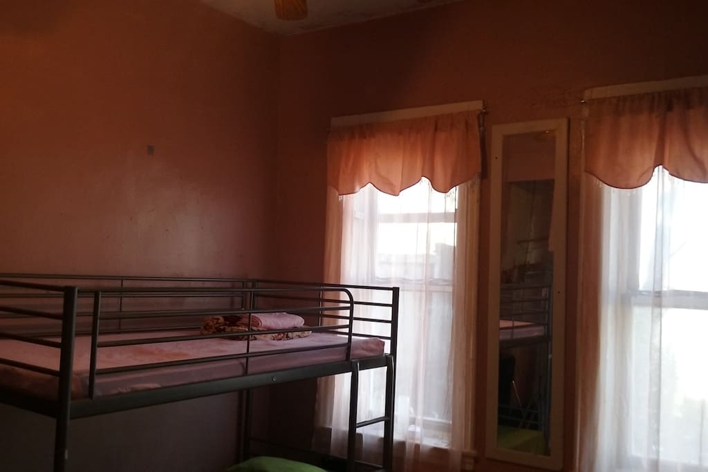 Top Bunk by windows