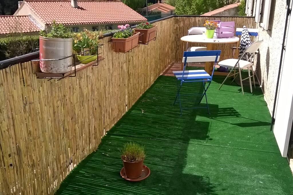 Terrasse coté Sud