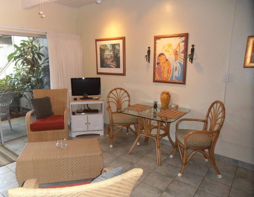 Dining area for 2