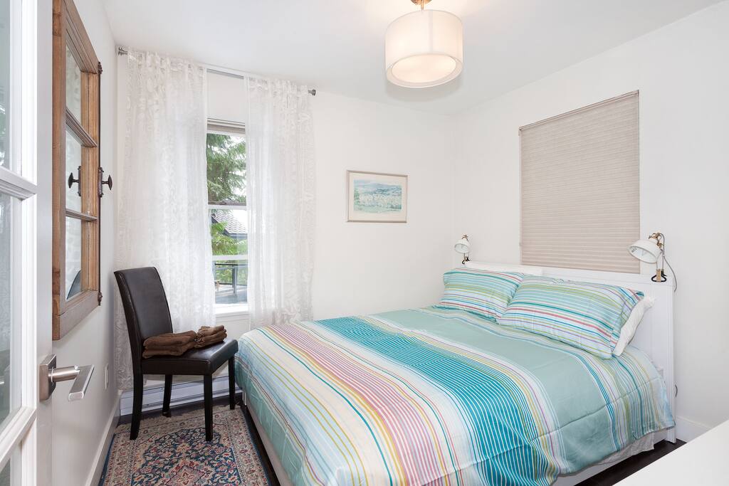 Bedroom one with Queen bed