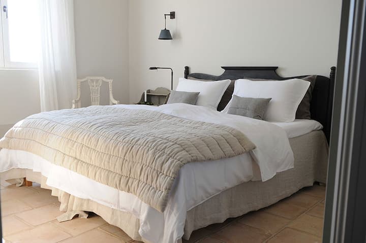 Spálňa na druhom poschodí.