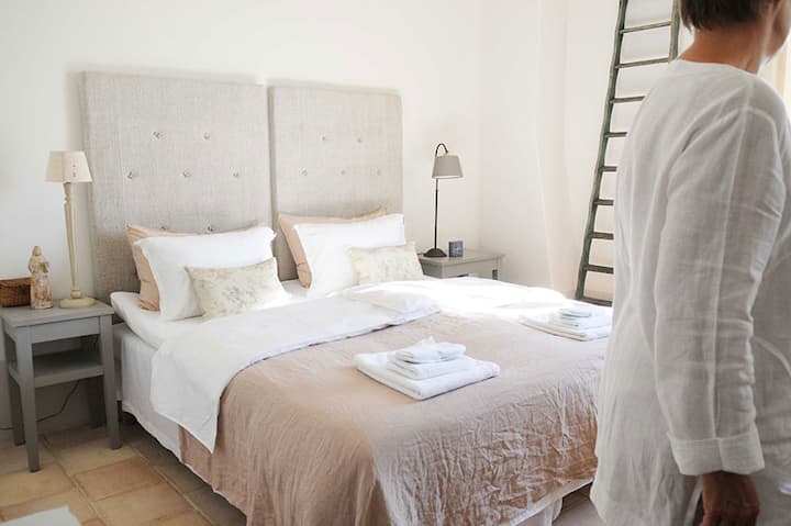 Spálňa na druhom poschodí.