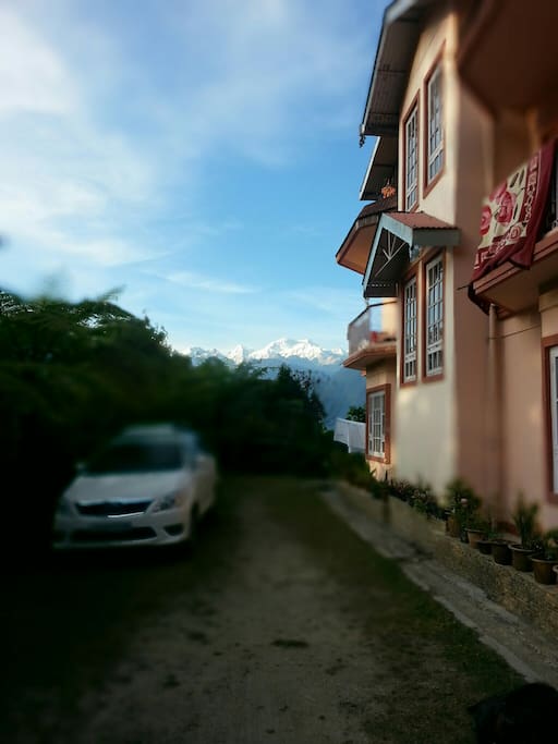 Parking area.