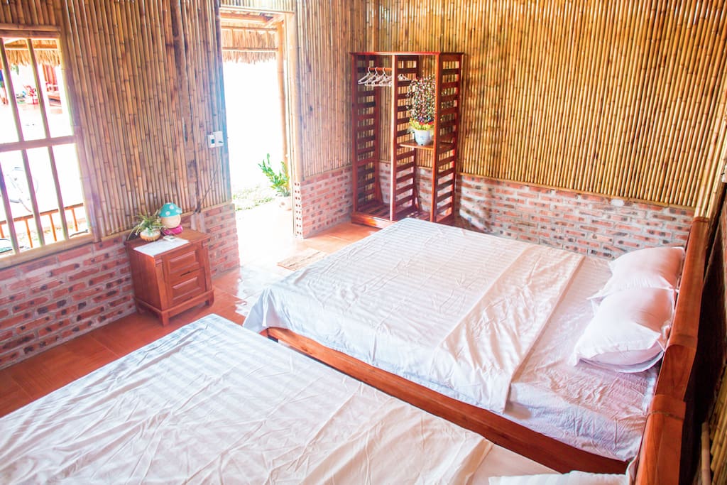 Bungalow with 2 double bed