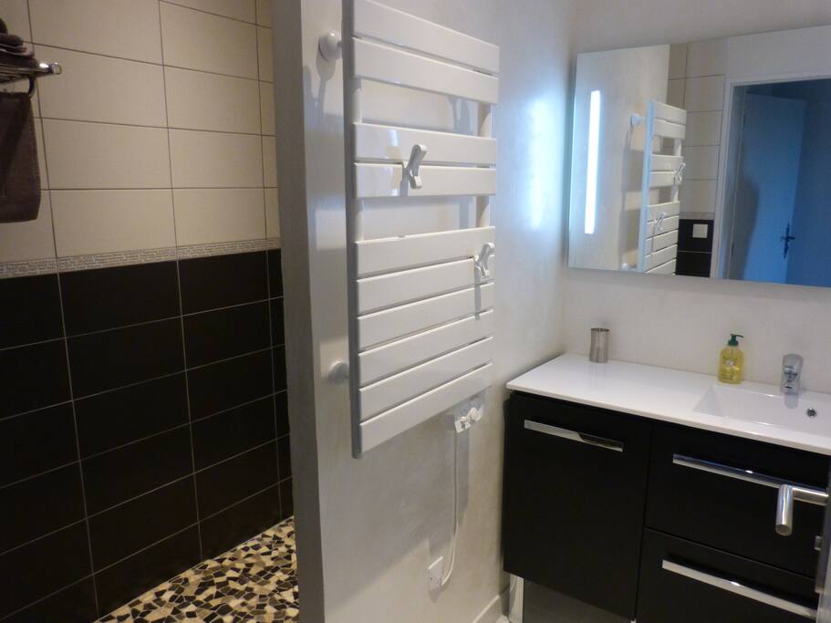 la salle de douche
