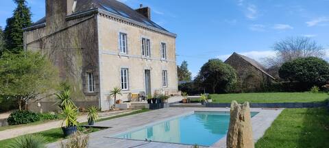 Maison de campagne avec piscine