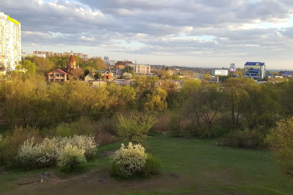Вид из окна.