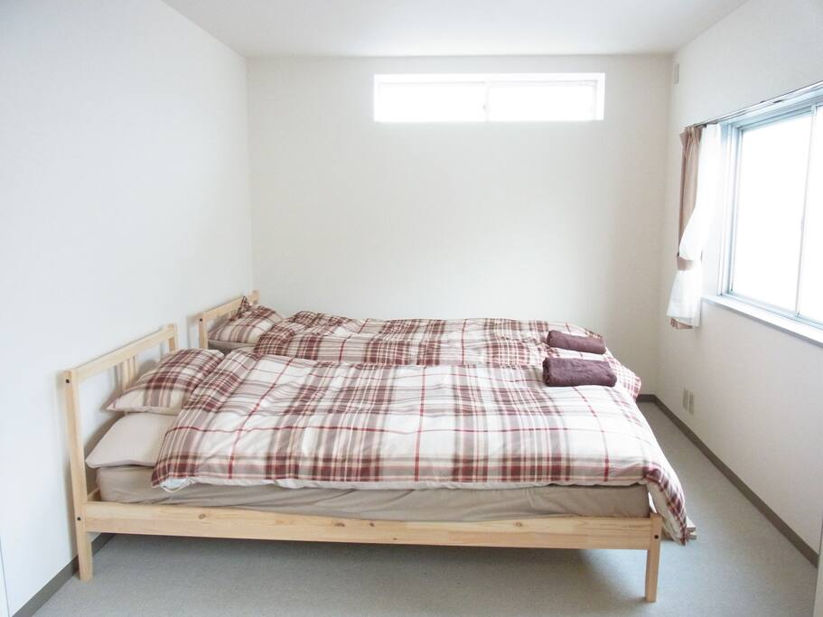 Two single beds