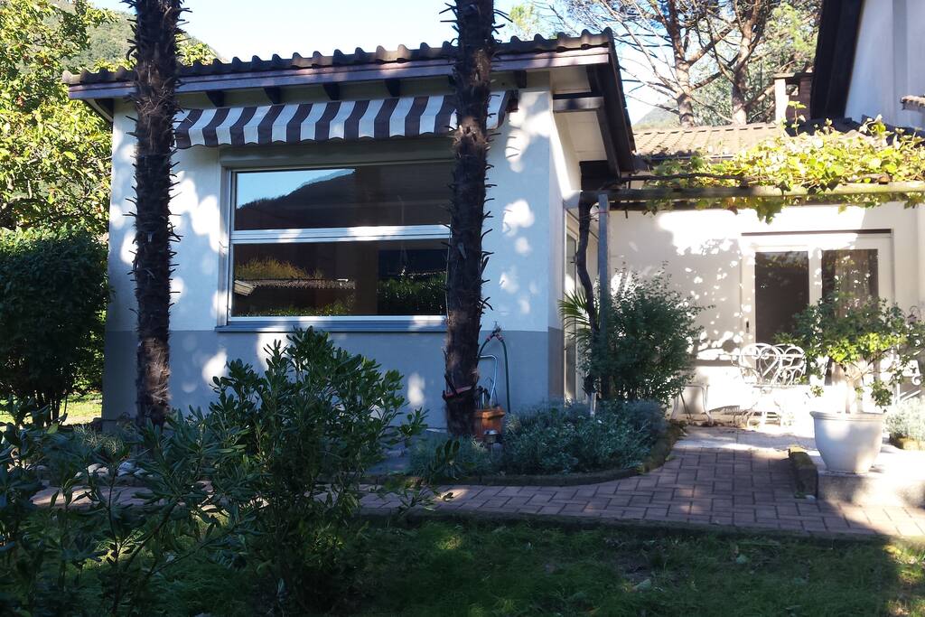 view from the garden side